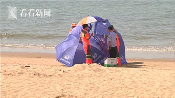 海南一景区海滩惊现死亡鲸鱼