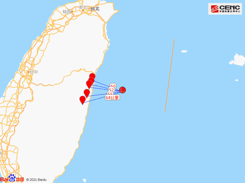 台湾发生5.2级地震 福建震感明显